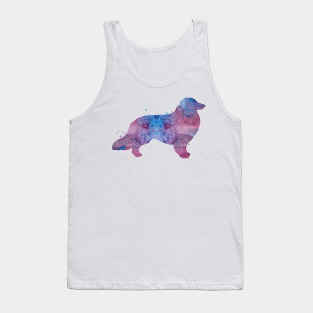 Longhaired dachshund Tank Top by TheJollyMarten